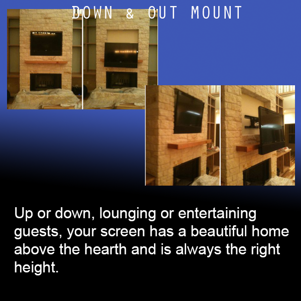 Mounted TV Screen On Walls