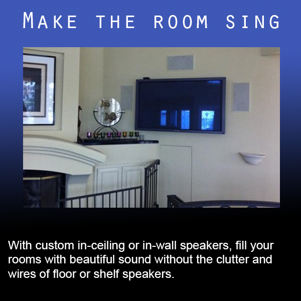 In-Wall Speaker Without Wire Clutters