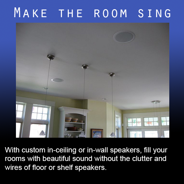 In-Ceiling Room Speakers